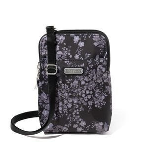 Take Two Rfid Bryant Crossbody, Black Hydrangea, One Size :|